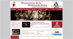 Desktop Screenshot of misericordedivine.fr