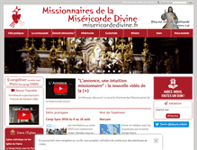 Tablet Screenshot of misericordedivine.fr